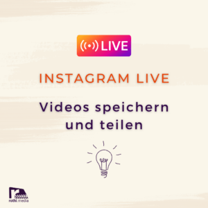 instagram Livevideo speichern und teilen