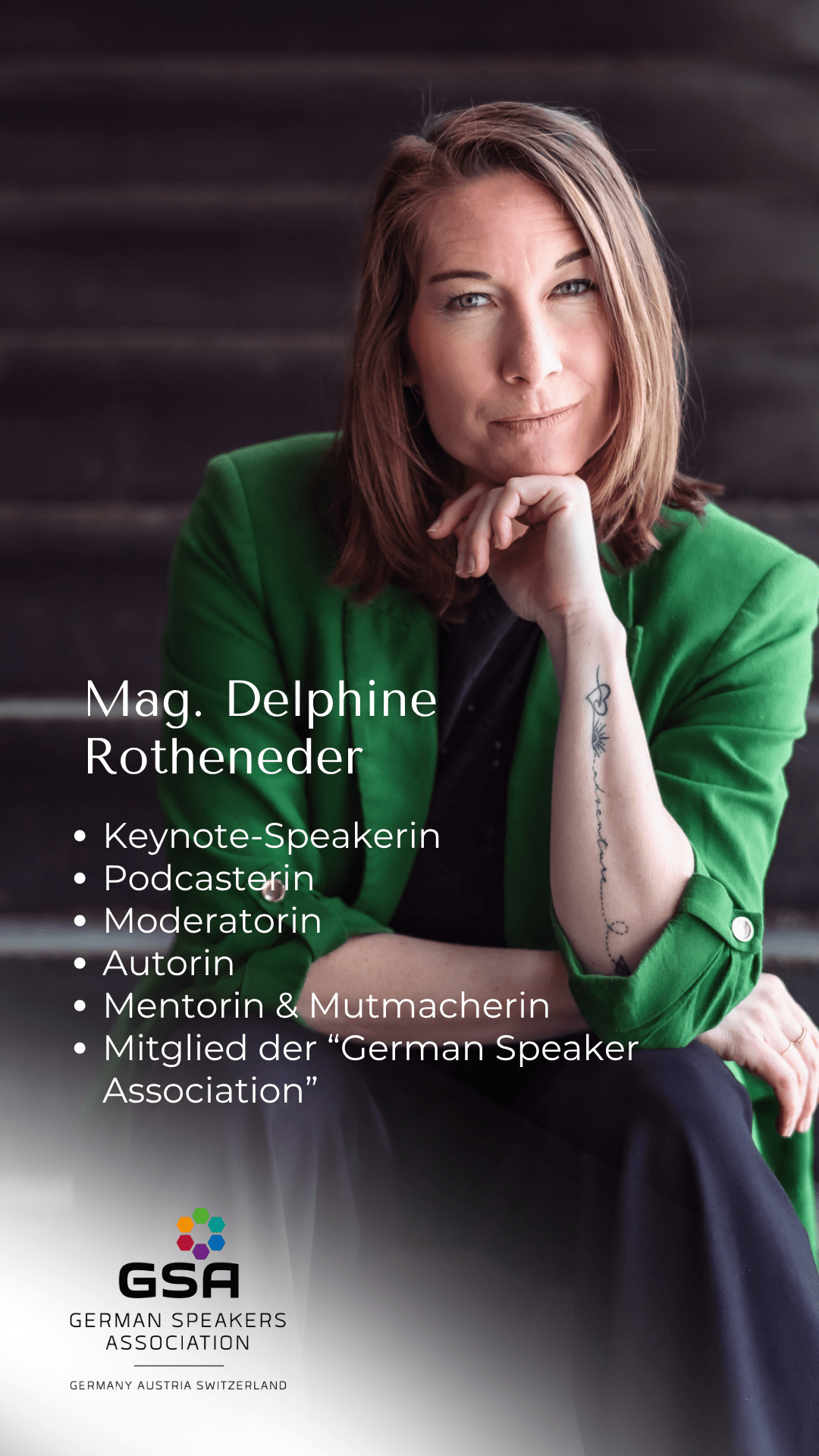 Delphine Rotheneder - Mitglied der German Speaker Association