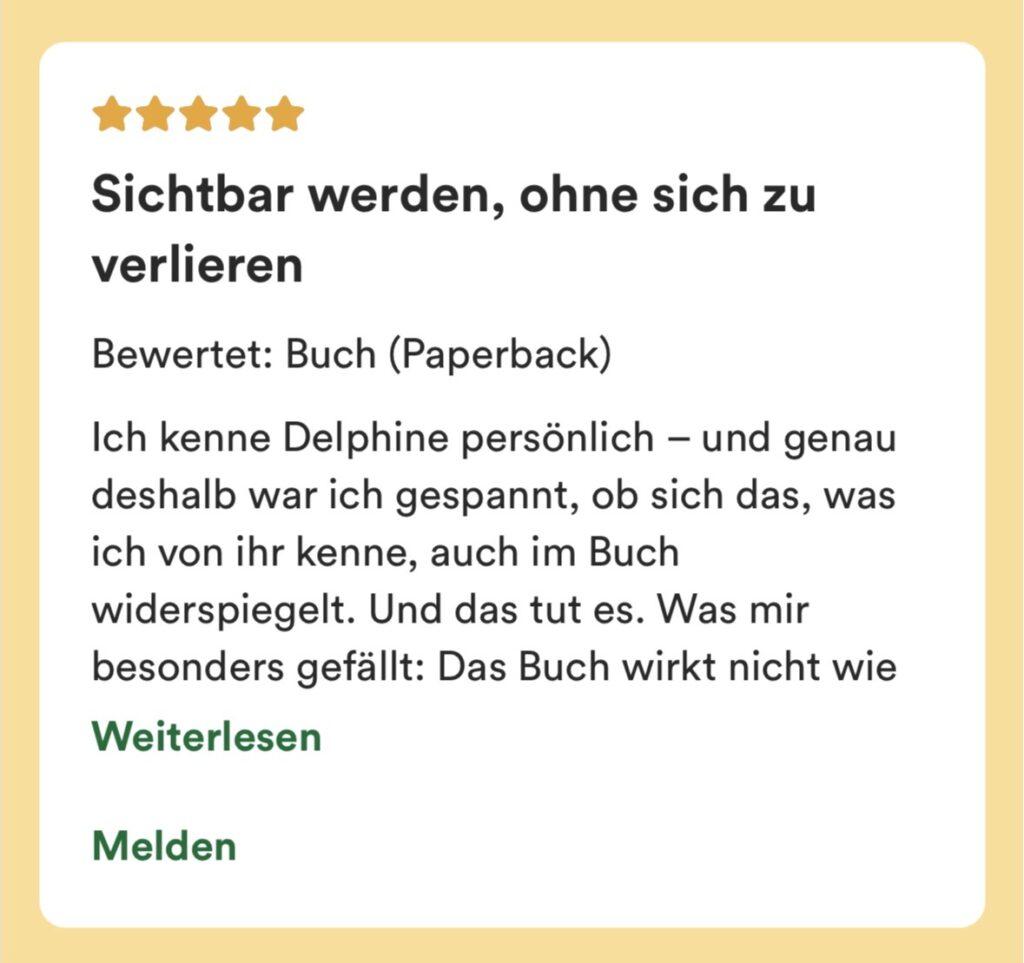Buchrezension-SichtbarkeitistkeinZufall-DelphineRotheneder